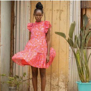 Caballero Shae Dress - Wine Cup Flower